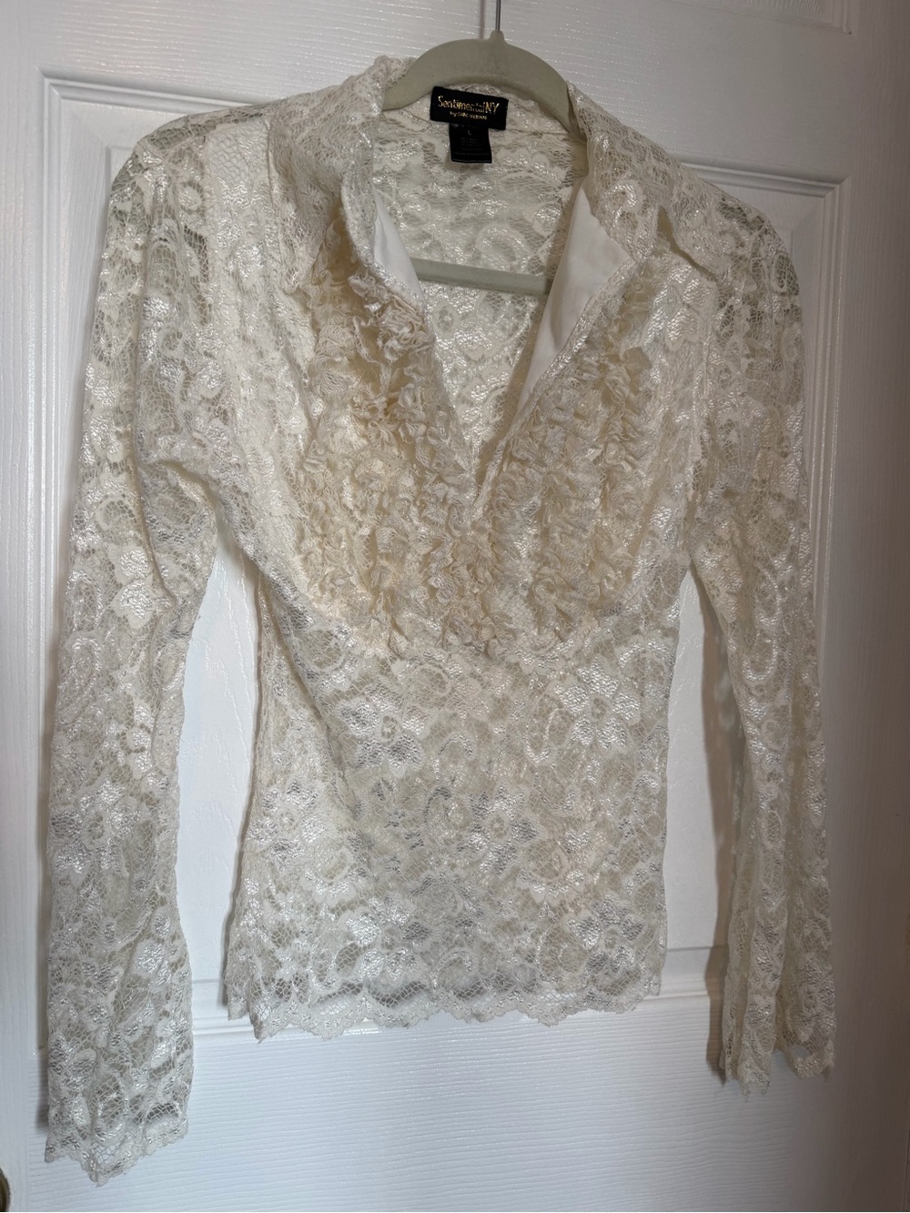 Lace Blouse - Cream